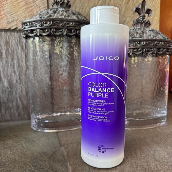 Brand new! JOICO - Color Balance Purple Conditioner big bottle 33.8 fl oz - Picture 2 of 6
